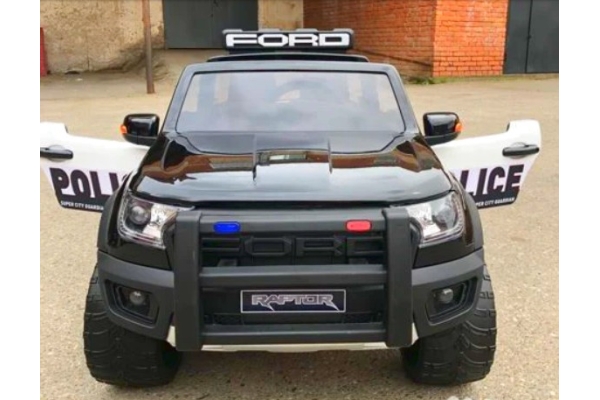 Электромобиль детский Ford Raptor Полиция